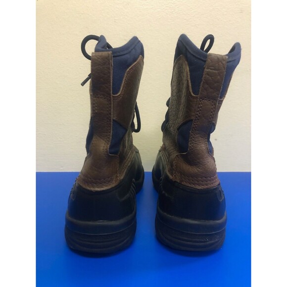 Lacrosse Men Brown/Navy Leather Duck Boots Size US 7 - Picture 6 of 12